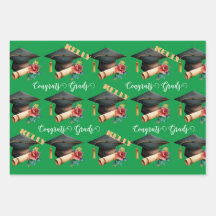graduate HAT gift grads party floral