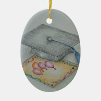 graduate invitation ceramic ornament