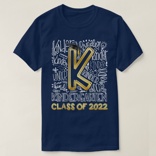 Graduate Kindergarten Graduation Stundents Class O T-Shirt (Design Front)