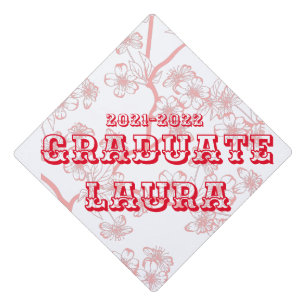 Graduate laura graduation cap topper