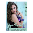 Graduate Mint Script | Modern Green Photo Keepsake