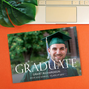 Graduate Mod Photo Graduation Announcement