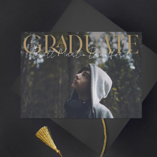 Graduate Muted Serif Announcement