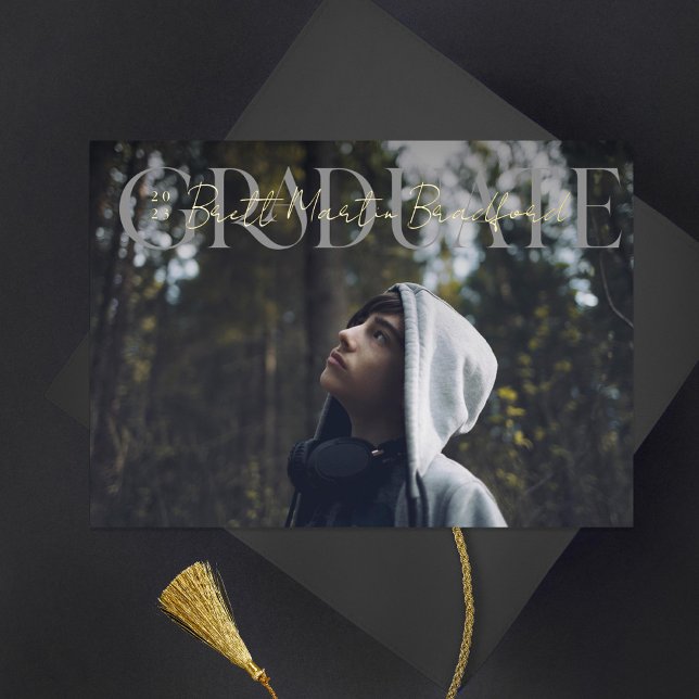 Graduate Muted Serif Graduation Photo (Creator Uploaded)