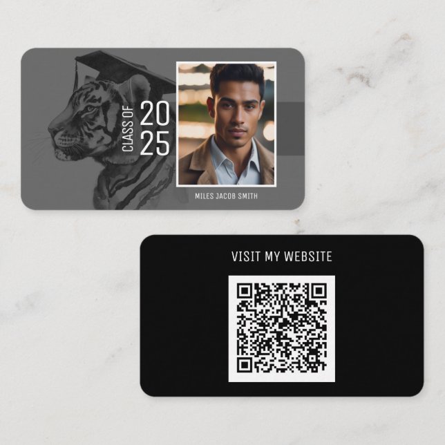 Graduate Name Card (Front/Back)
