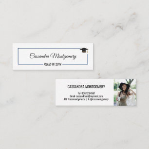 Graduate Name Enclosure Insert Photo Card