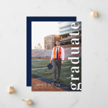 Graduate Navy Photo Announcement