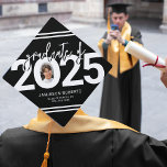 Graduate Of 2024 Graduation Cap Topper<br><div class="desc">A Modern graduation cap topper that features a photo of the graduate.  All the font styles,  sizes and colours can be changed by clicking on the customize further link after personalizing.</div>