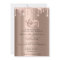 Graduate Party Drips Rose Gold Cap 3D Blush