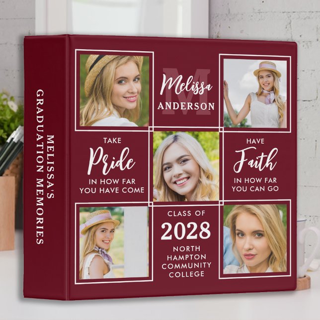 Graduate Personalized Graduation Photo Album 3 Rin Binder (Creator Uploaded)