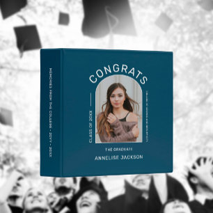 Graduate personalized graduation photo album binder