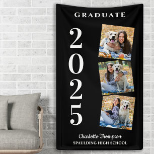 Graduate Personalized Photo Collage Name Year Banner