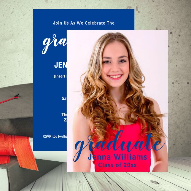 Graduate Photo Announcement Party Invitation (Graduate Photo Announcement Party Invitation)