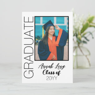 Graduate Photo Class of Invitation