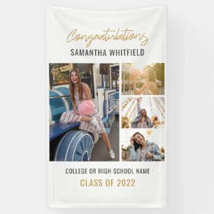 Graduate Photo Collage Modern Graduation 2025 Banner