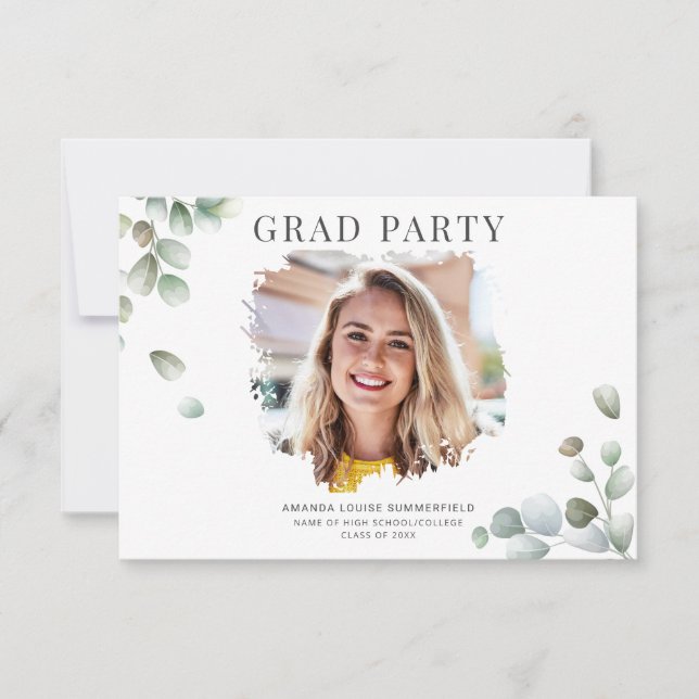 Graduate Photo Graduation 2025 Party Invitation (Front)