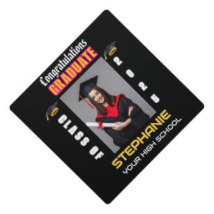 Graduate Photo Graduation Congratulations Custom Cap Topper