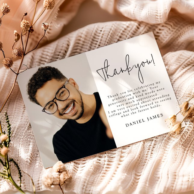 Graduate Photo Graduation Thank You (Creator Uploaded)