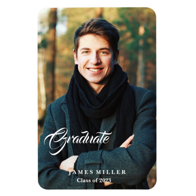 Graduate Photo Magnet (Vertical)