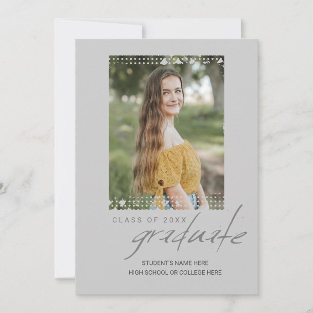 Graduate Photo Open House Invitation (Front)