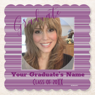 Graduate Photo Paper Coaster HAMbyWG