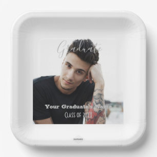 Graduate Photo Paper Napkin - HAMbyWG Plate