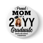 Graduate Photo Proud Mom Modern Black and White