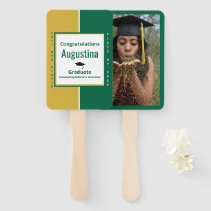 Graduate Photo SOLI DEO GLORIA Graduation Hand Fan