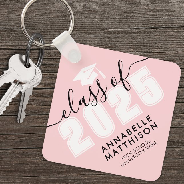 Graduate Pink Graduation Keychain (Graduate Pink Graduation keychain)