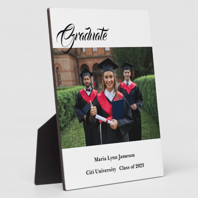 Graduate Plaque (Side)