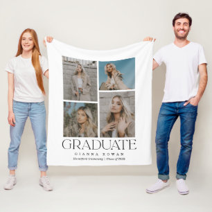 Graduate Prestige Photo Collage Blanket