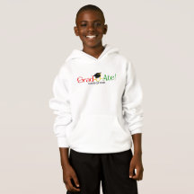 Graduate Red Green Yellow Typography