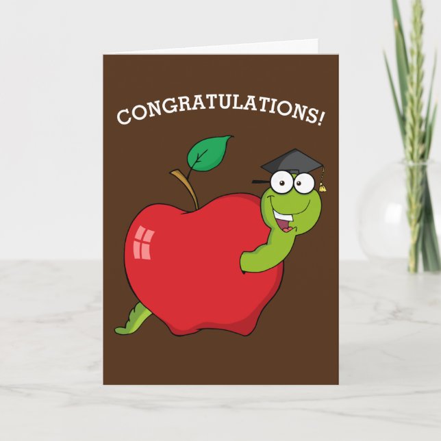 Graduate School or Doctorate Graduation Card (Front)