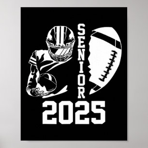 Graduate Senior Cl Of 2025 Graduation American Foo Poster