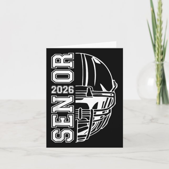 Graduate Senior Cl Of 2026 Graduation American Foo Card (Front)