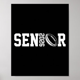 Graduate Senior Cl Of 2026 Graduation American Foo Poster