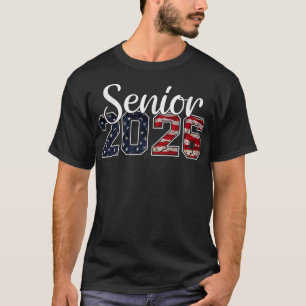 Graduate Senior Class of 2026 Graduation American  T-Shirt