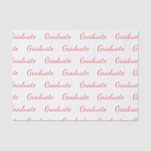 Graduate Simple Modern Graduation Tissue Paper