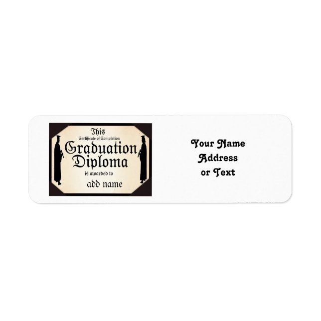 Graduate Standing Tall Diploma (Front)