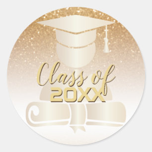 Graduate Student - Class of 20XX Classic Round Sticker
