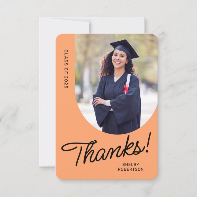 Graduate Thank You Arch Photo (Front)