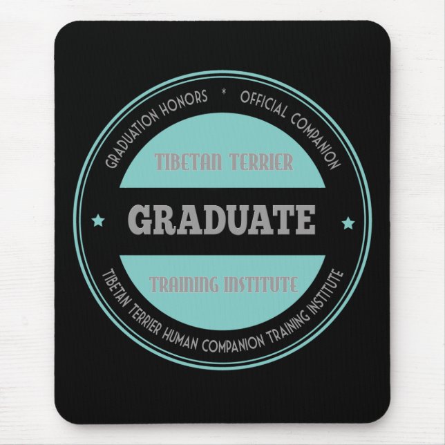 Graduate TTTraining Institute Tiffany Blue Mouse Pad (Front)