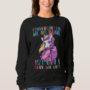 Graduate Unicorn Kindergarten Girl For Preschooler Sweatshirt