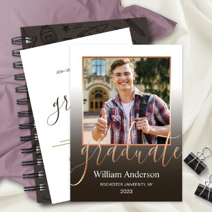 Graduate University Photo Party Invitation