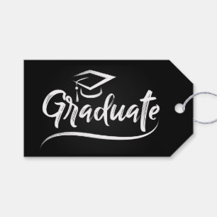 Graduate with Graduation Cap Gift Tags