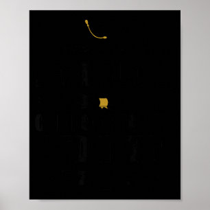 Graduated can go back to bed funny school poster
