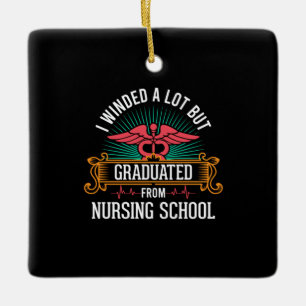 Graduated From Nursing School Ceramic Ornament