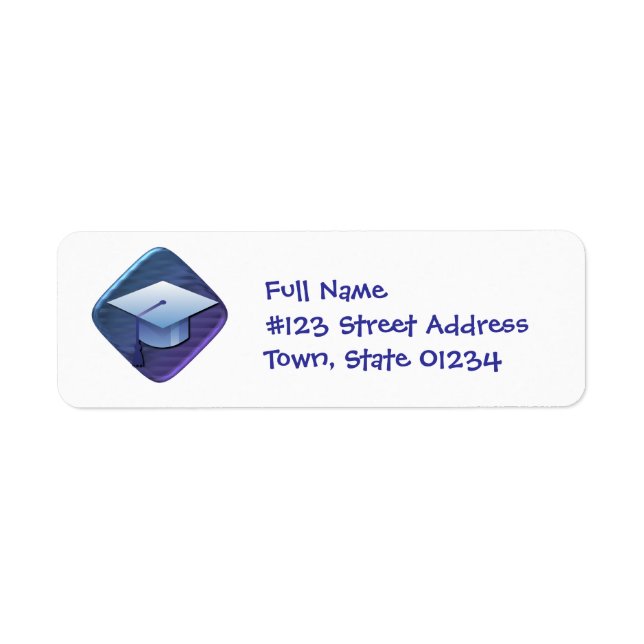 Graduates Cap Mailing Labels (Front)
