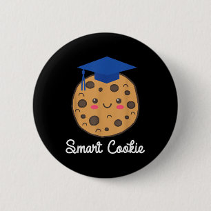 Graduating Cl Of 2025 Smart Cookie Graduation Grad 2 Inch Round Button