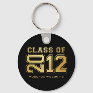 Graduating Class of 2012 Key-Chain (gold) Keychain